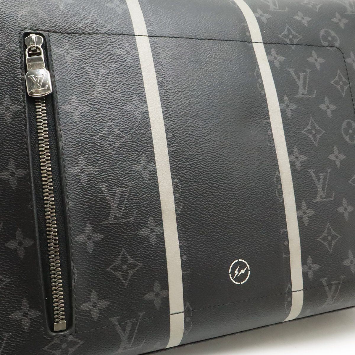 Louis Vuitton Monogram Eclipse Apollo Messenger Mm Shoulder Bag Fragment — view 9