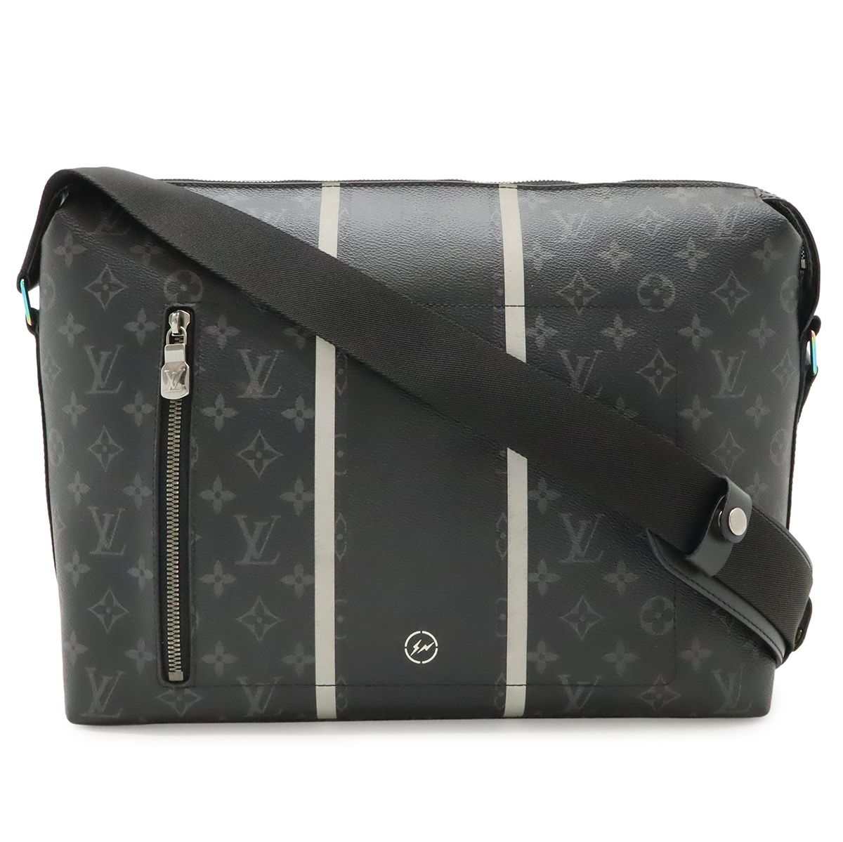 Louis Vuitton Monogram Eclipse Apollo Messenger Mm Shoulder Bag Fragment