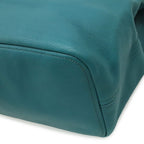 Prada Shoulder Bag Leather Green Gold — view 3