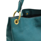 Prada Shoulder Bag Leather Green Gold — view 5