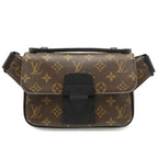 Louis Vuitton Monogram S Lock Sling Bag Leather Noir Black