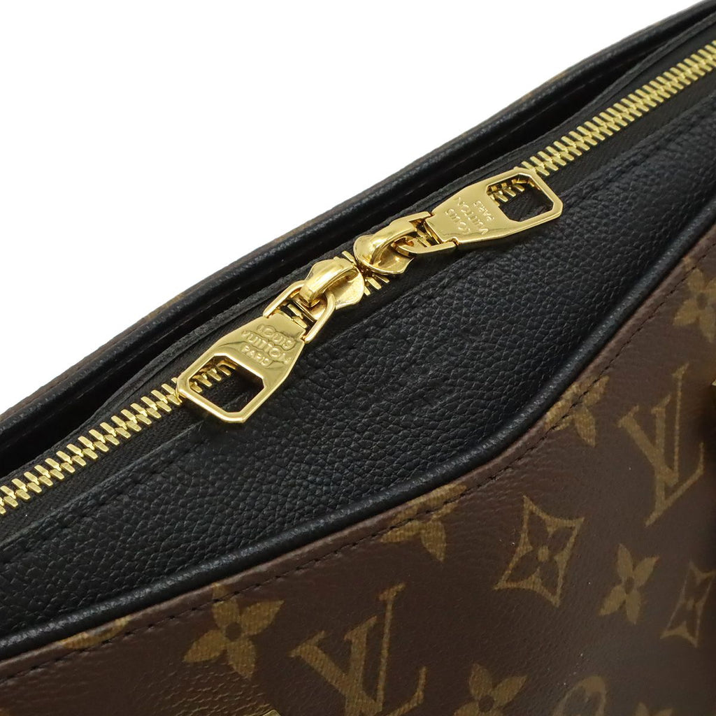 Louis Vuitton Monogram Pallas 2-Way Shoulder Bag Semi Noir Black — view 6