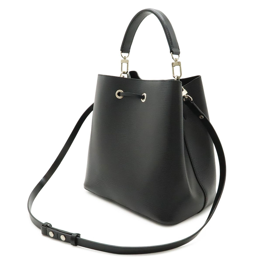 Louis Vuitton Epi Neo Noe Drawstring 2-Way Shoulder Bag Noir Black Silver — view 2