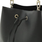Louis Vuitton Epi Neo Noe Drawstring 2-Way Shoulder Bag Noir Black Silver — view 8