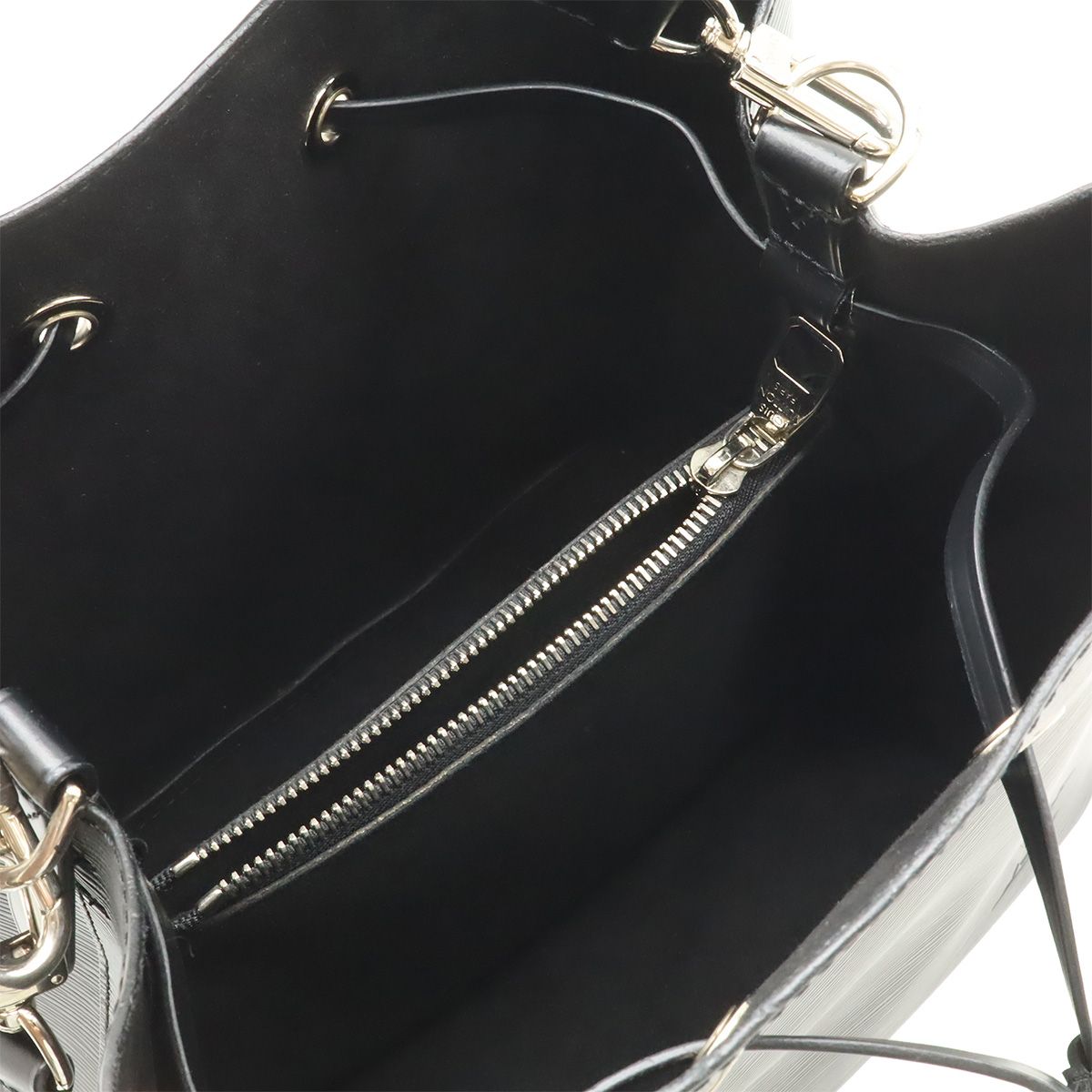 Louis Vuitton Epi Neo Noe Drawstring 2-Way Shoulder Bag Noir Black Silver — view 7