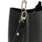 Louis Vuitton Epi Neo Noe Drawstring 2-Way Shoulder Bag Noir Black Silver — view 4