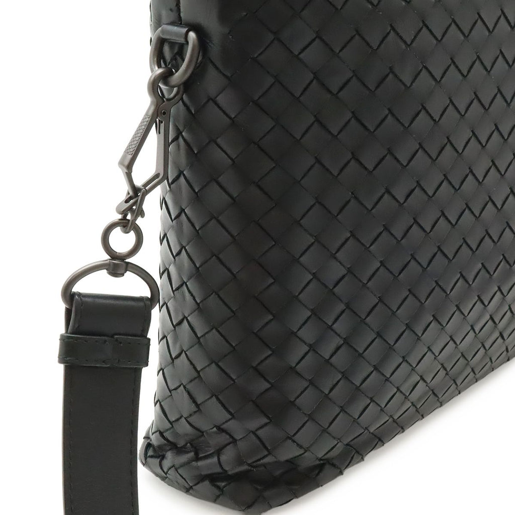 Bottega Veneta Intrecciato Business Document 2-Way Shoulder Bag Leather Black — view 5
