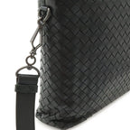 Bottega Veneta Intrecciato Business Document 2-Way Shoulder Bag Leather Black — view 5