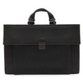 Bottega Veneta Intrecciato Business Briefcase Documents Purse Leather Black