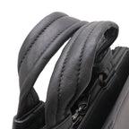 Bottega Veneta Intrecciato Business Briefcase Documents Purse Leather Black — view 5