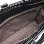 Bottega Veneta Intrecciato Business Briefcase Documents Purse Leather Black — view 6