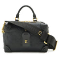 Louis Vuitton Monogram Empreinte Petite Malle Souple 2-Way Shoulder Bag Noir