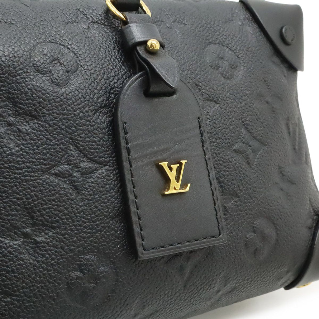 Louis Vuitton Monogram Empreinte Petite Malle Souple 2-Way Shoulder Bag Noir — view 9