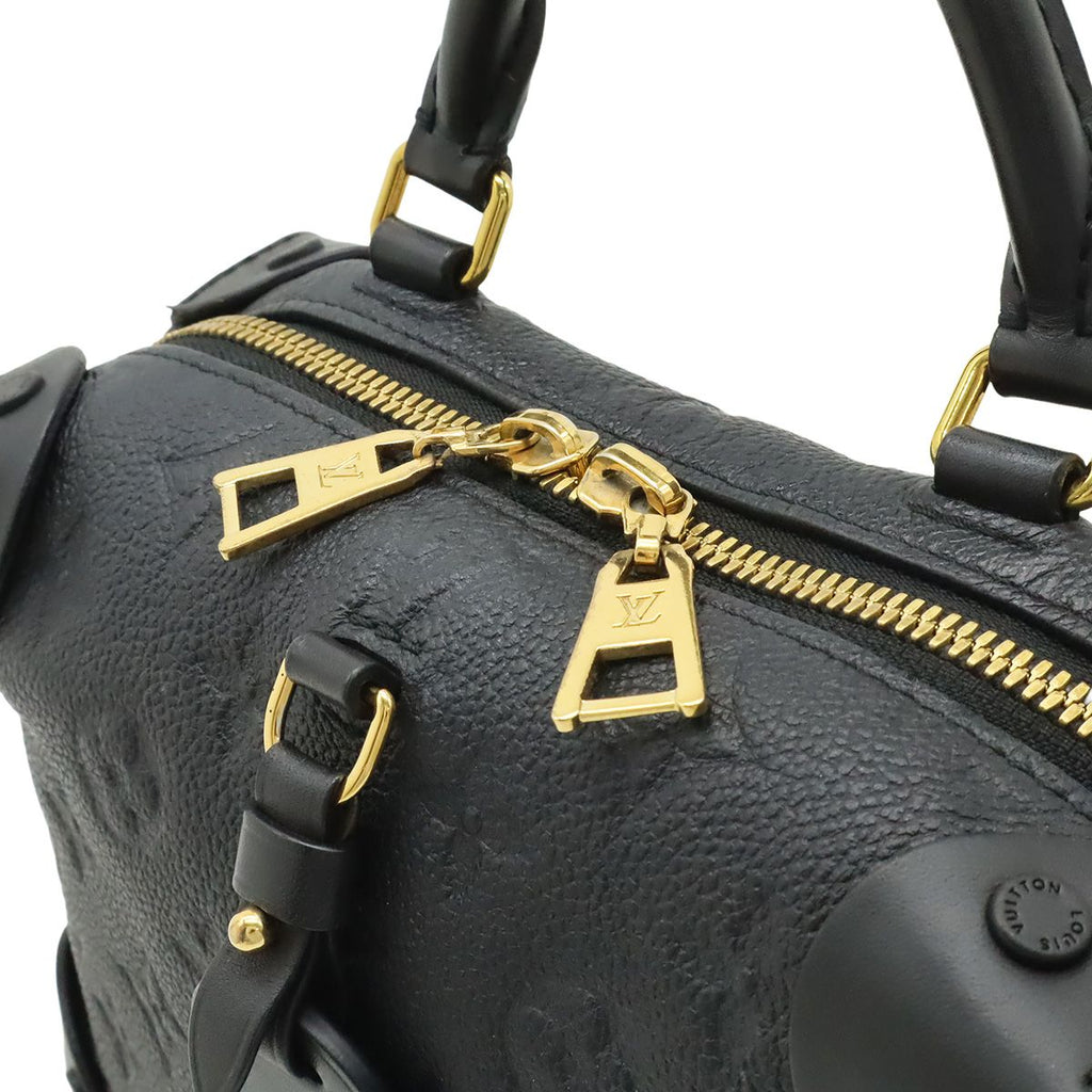 Louis Vuitton Monogram Empreinte Petite Malle Souple 2-Way Shoulder Bag Noir — view 5