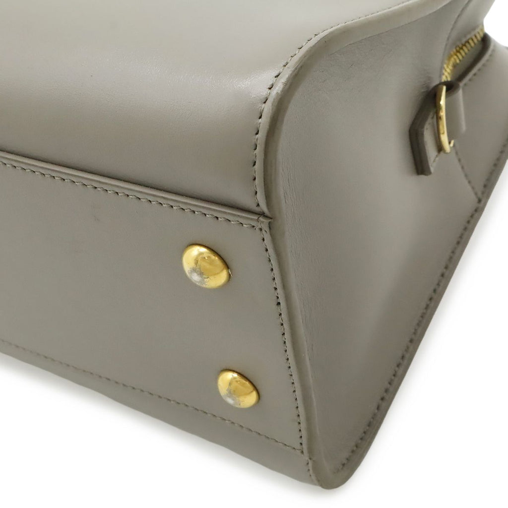Saint Laurent Paris YSL Baby Cabas Mini Bag Leather Gray — view 3