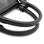 Loewe Amazona 28 Anagram Mini Boston Bag Leather Black Silver — view 4