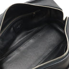 Loewe Amazona 28 Anagram Mini Boston Bag Leather Black Silver — view 6