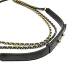 Chanel Gabriel de Large Hobo Chain Shoulder Bag Calfskin Bicolor White Black — view 5