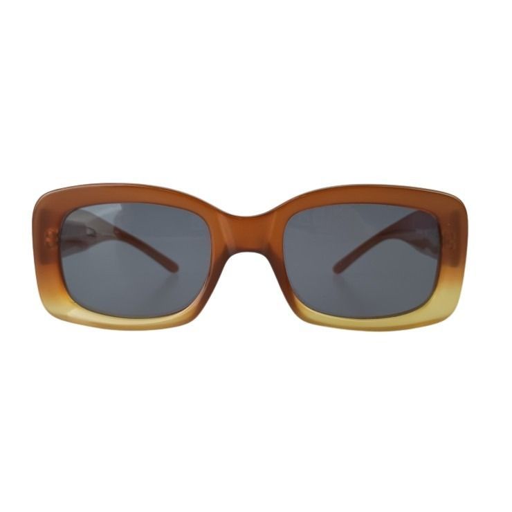Gucci Sunglasses Interlocking Gray Brown Acetate Eyewear — view 3