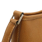 Hermes Berline PM Shoulder Bag Veau Epsom Brown Silver — view 9