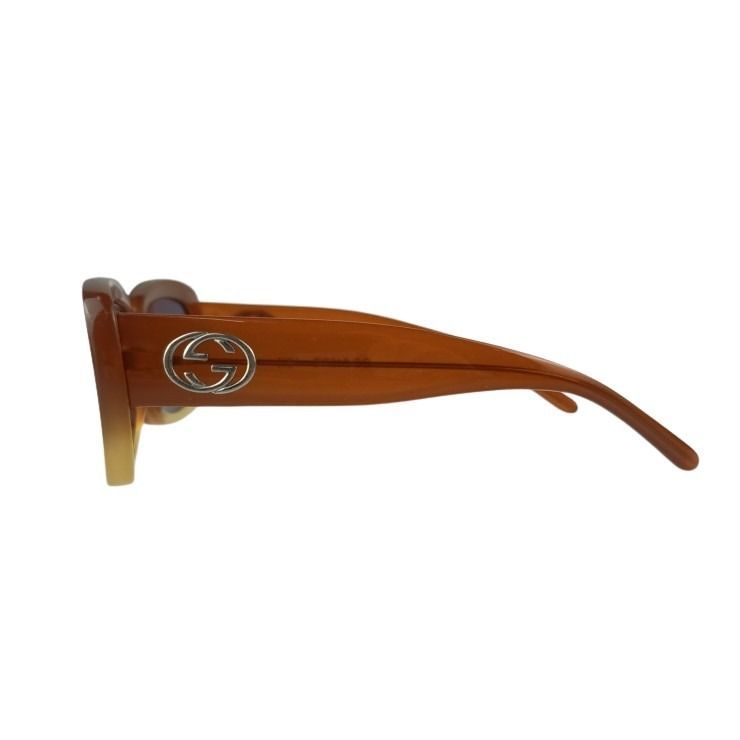 Gucci Sunglasses Interlocking Gray Brown Acetate Eyewear — view 2