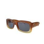 Gucci Sunglasses Interlocking Gray Brown Acetate Eyewear