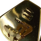 Hermes Earrings Enamel Multicolor Metal Cloisonne Lion Animal — view 5