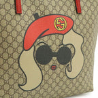 Gucci Micro GG Children's Line Tote Mini Handbag Leather Beige — view 9