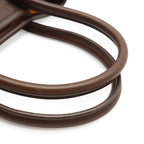 Hermes Ttpm Mini Bag Swift Leather Havana Brown Orange Bolduc Silver — view 5