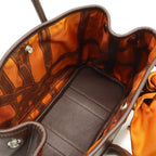Hermes Ttpm Mini Bag Swift Leather Havana Brown Orange Bolduc Silver — view 6