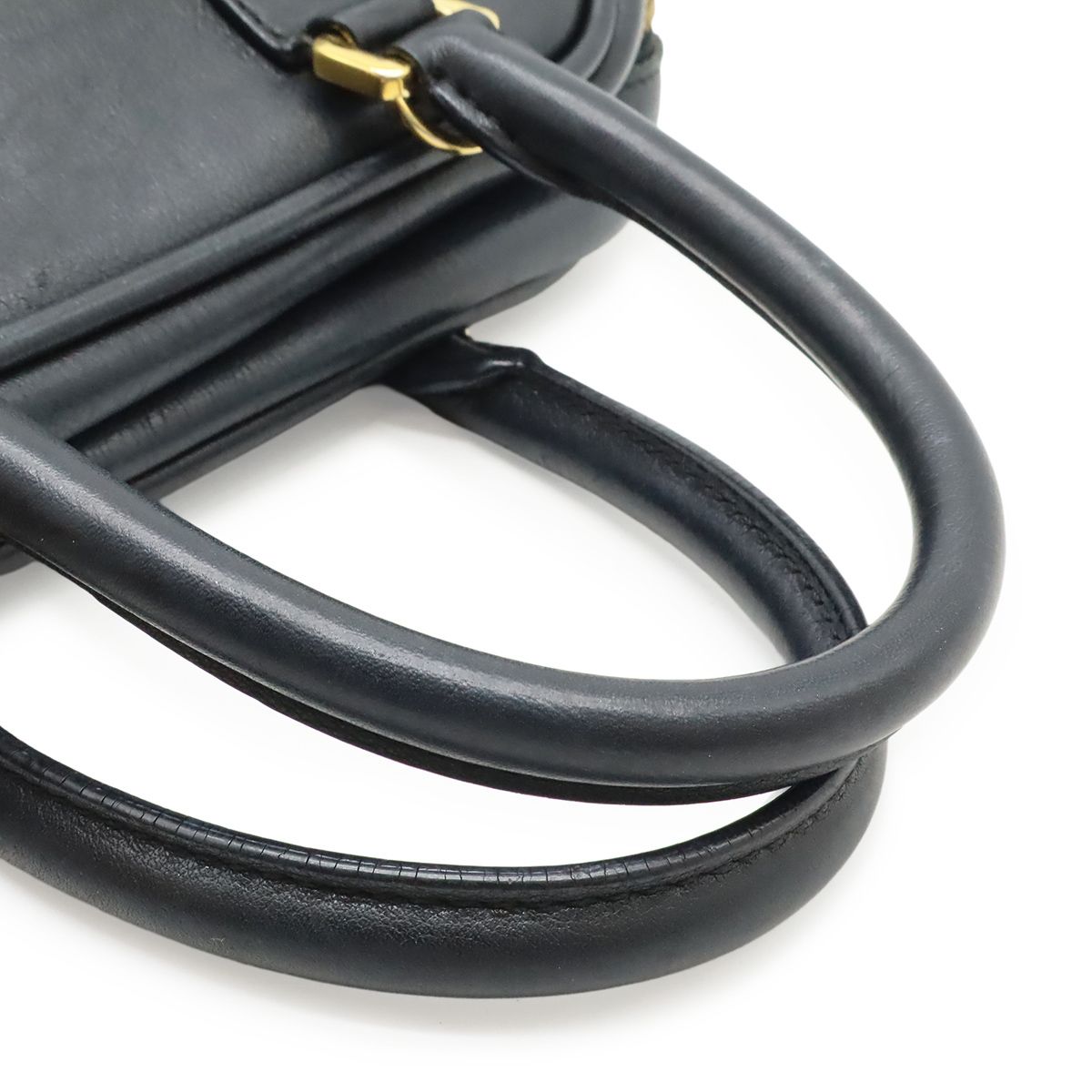 Loewe Anagram Amazona 75 Mini Bag 2-Way Leather Black Silver — view 4