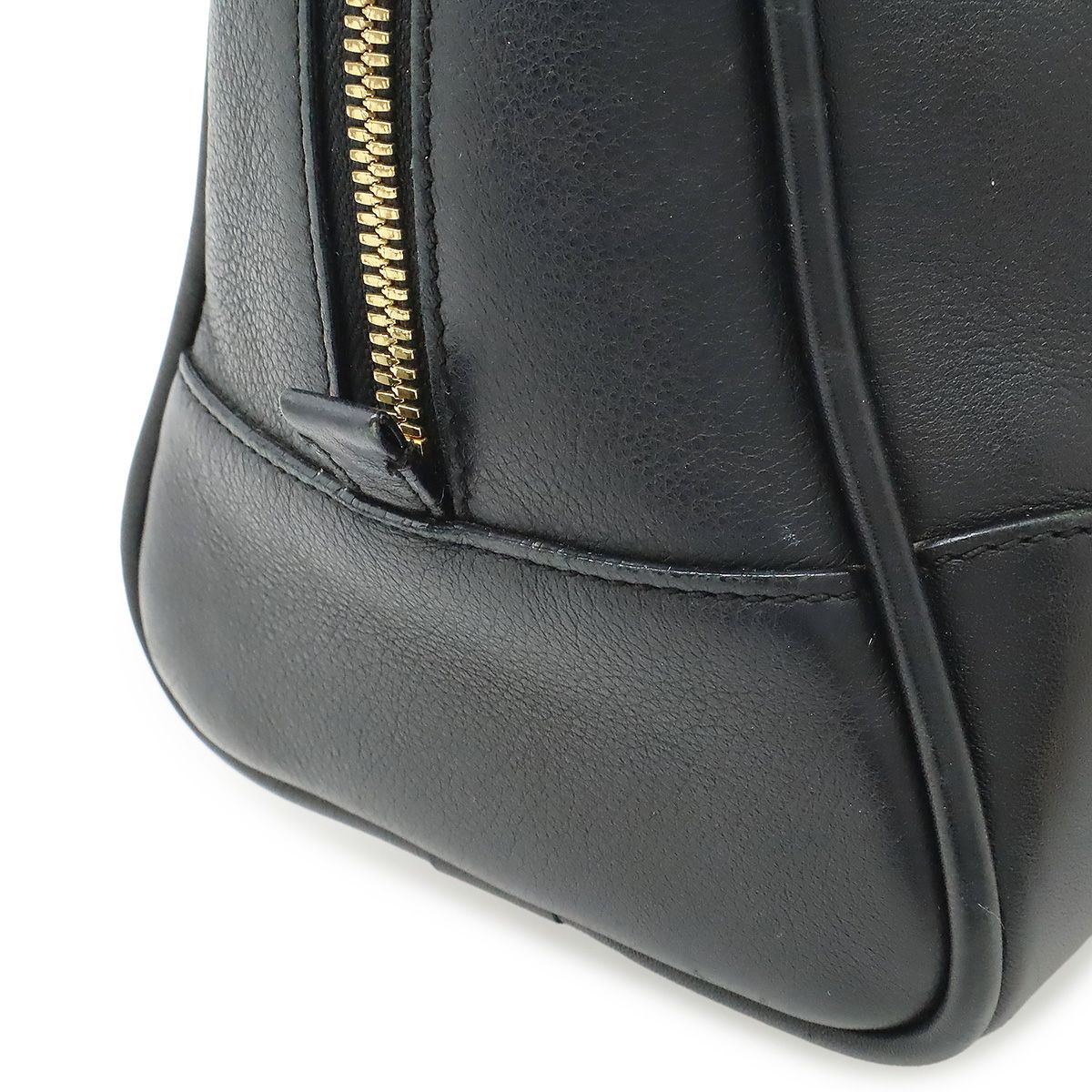 Loewe Anagram Amazona 75 Mini Bag 2-Way Leather Black Silver — view 8