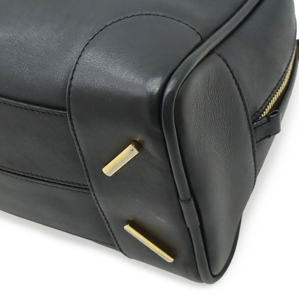 Loewe Anagram Amazona 75 Mini Bag 2-Way Leather Black Silver — view 3