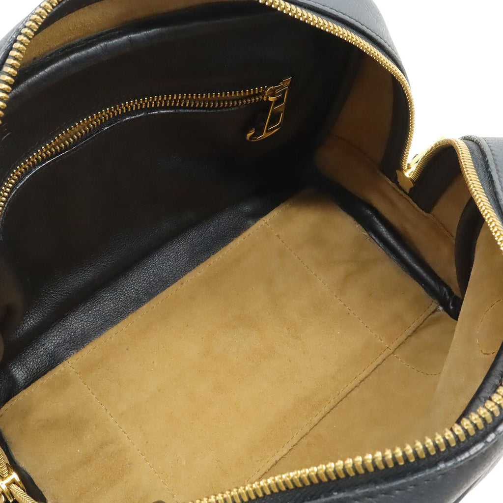Loewe Anagram Amazona 75 Mini Bag 2-Way Leather Black Silver — view 6
