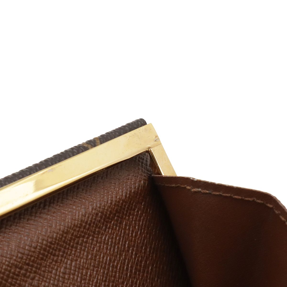 Louis Vuitton Monogram Portefeuille Viennois Bifold Wallet Kiss Lock — view 9