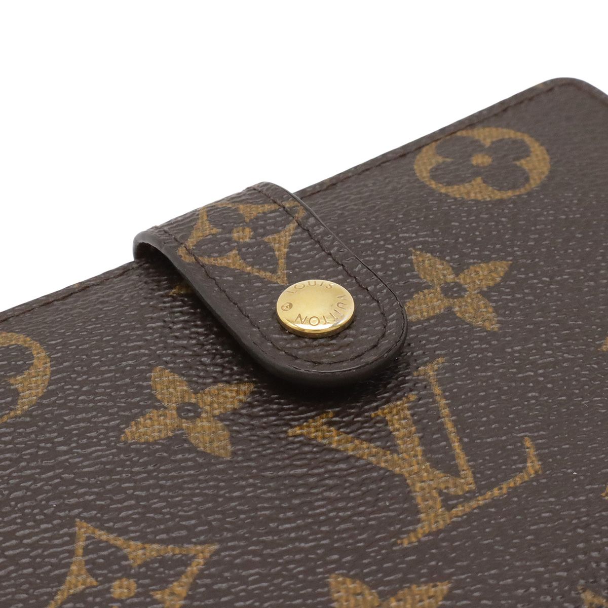 Louis Vuitton Monogram Portefeuille Viennois Bifold Wallet Kiss Lock — view 4