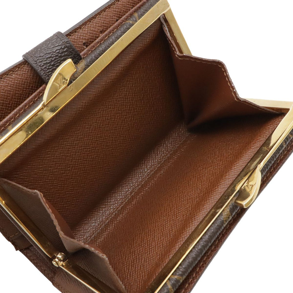 Louis Vuitton Monogram Portefeuille Viennois Bifold Wallet Kiss Lock — view 8