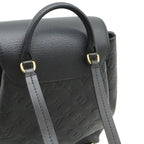 Louis Vuitton Monogram Empreinte Montsouris PM Backpack Noir Black with Charm — view 4