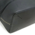 Loewe Midnight Bucket Shoulder Bag 2-Way Drawstring Leather Black Gold — view 3