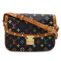 Louis Vuitton Monogram Multicolor Sologne Shoulder Bag Pochette Crossbody Noir