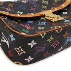 Louis Vuitton Monogram Multicolor Sologne Shoulder Bag Pochette Crossbody Noir — view 3
