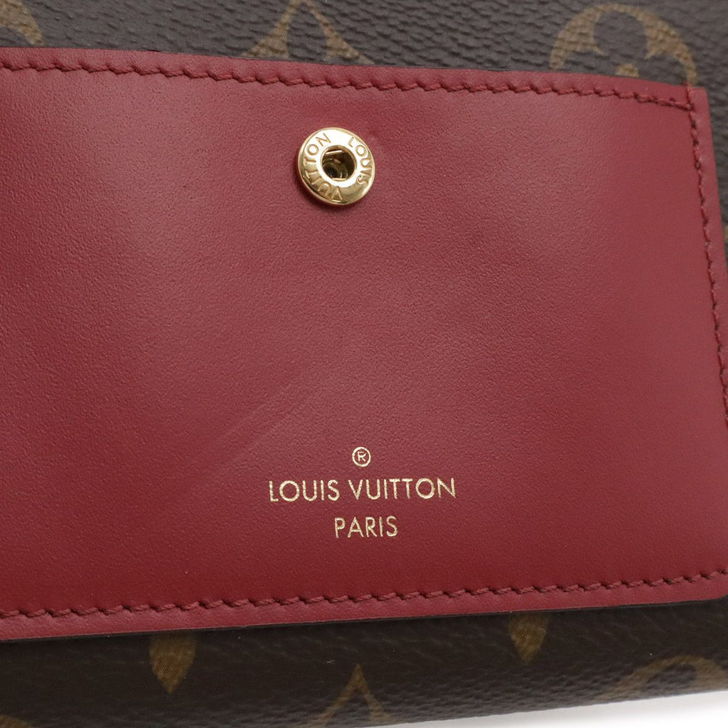 Louis Vuitton Monogram Portefeuille Juliette Bifold Wallet Fuchsia — view 6