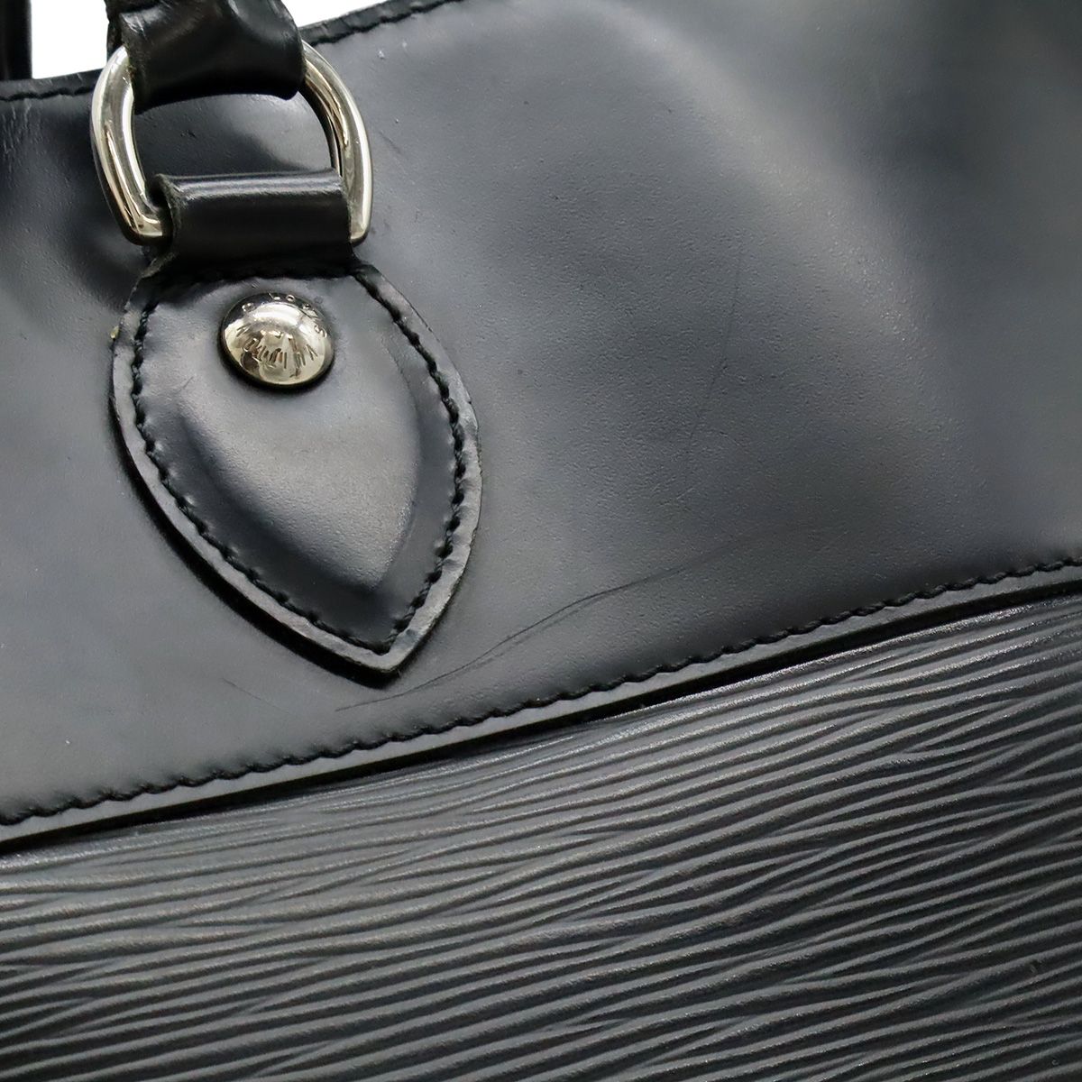Louis Vuitton Epi Passy GM Tote Shoulder Bag Leather Noir Black — view 8