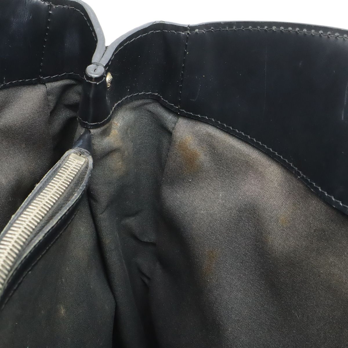 Louis Vuitton Epi Passy GM Tote Shoulder Bag Leather Noir Black — view 6