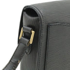 Louis Vuitton Epi Mini Saint Cloud Shoulder Bag Pochette Crossbody Leather Noir — view 4