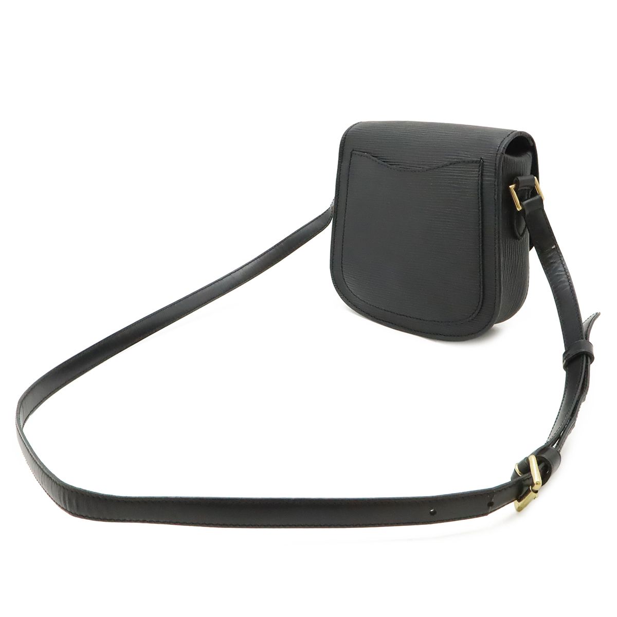 Louis Vuitton Epi Mini Saint Cloud Shoulder Bag Pochette Crossbody Leather Noir — view 2
