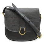 Louis Vuitton Epi Mini Saint Cloud Shoulder Bag Pochette Crossbody Leather Noir