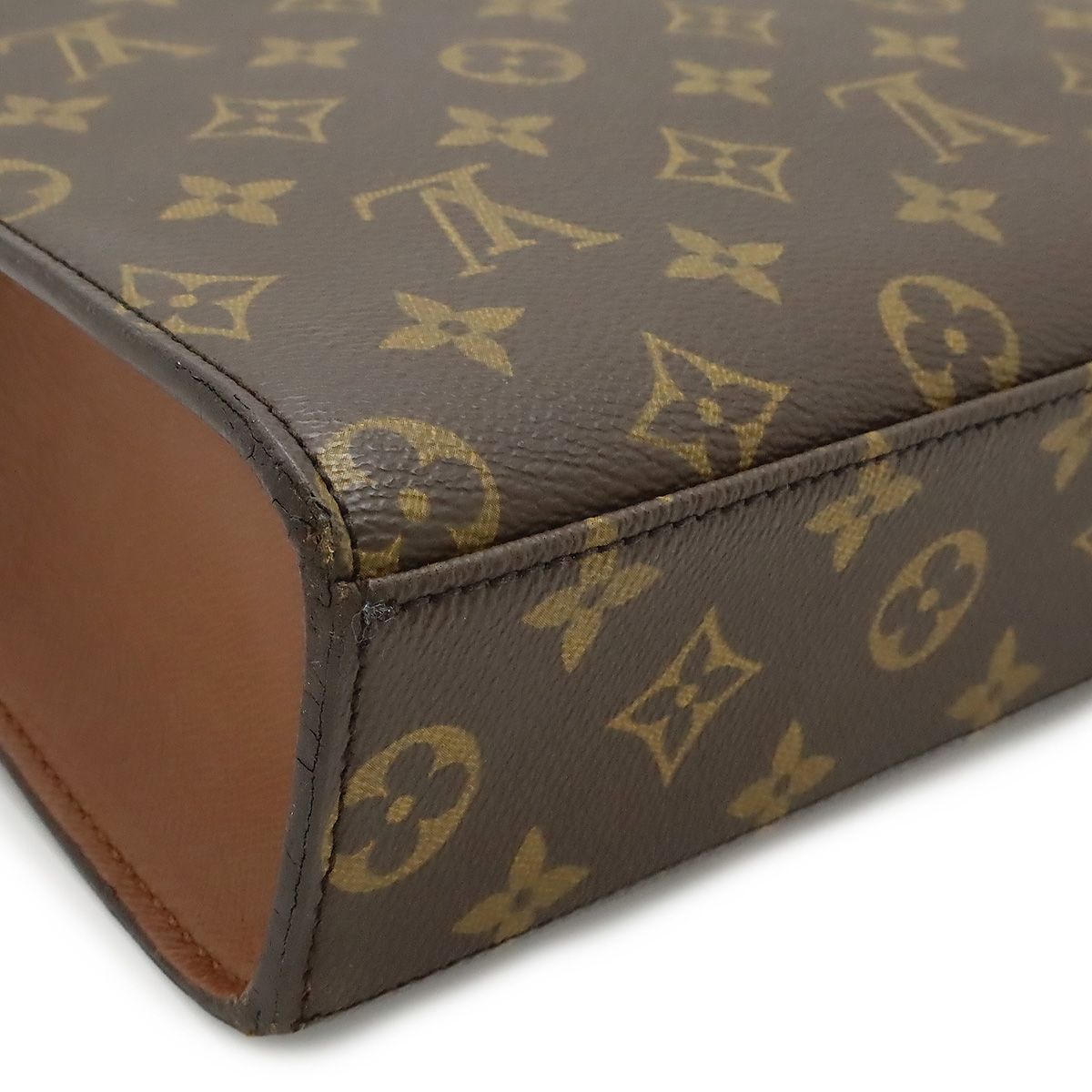 Louis Vuitton Monogram Malesherbes Handbag Flap — view 3