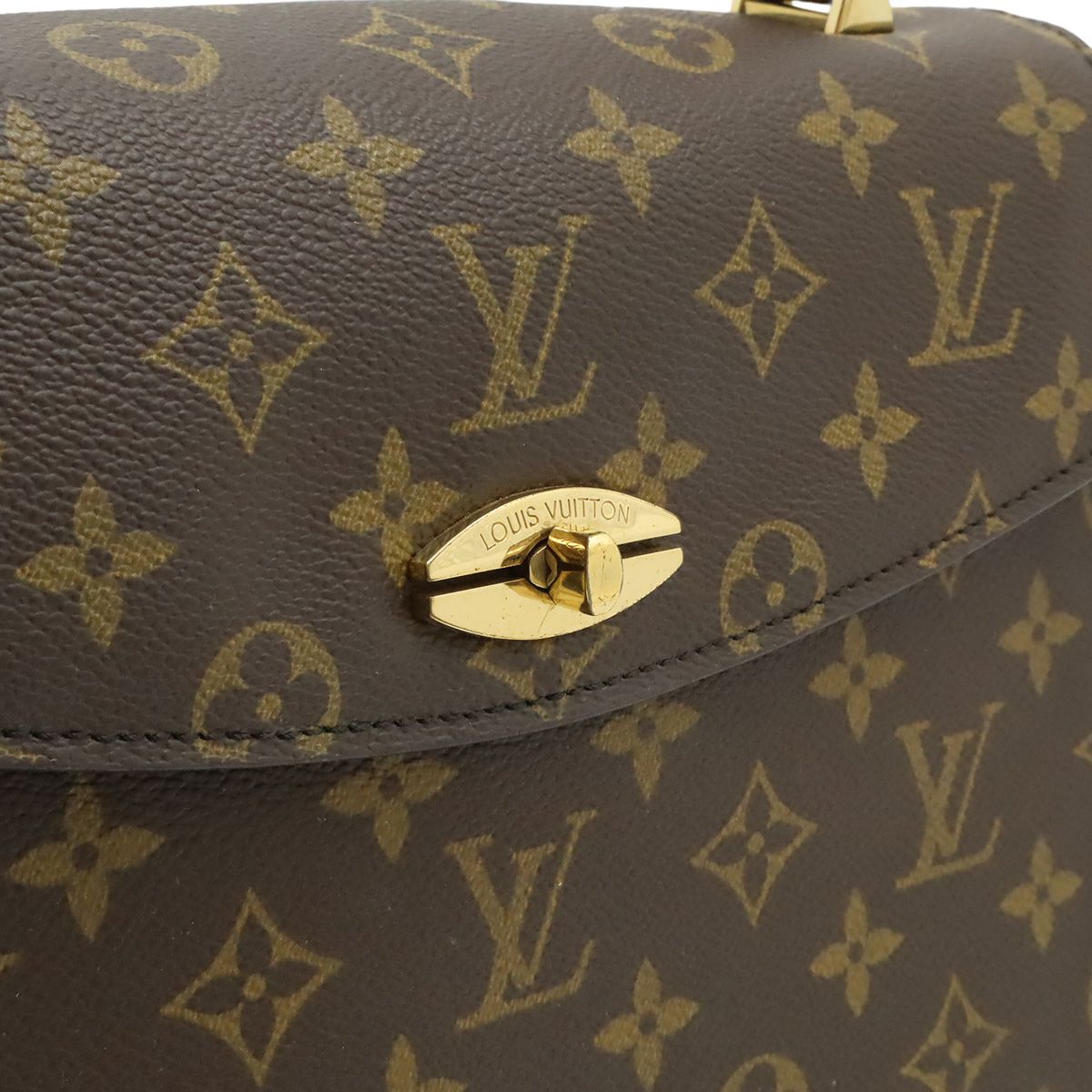 Louis Vuitton Monogram Malesherbes Handbag Flap — view 9