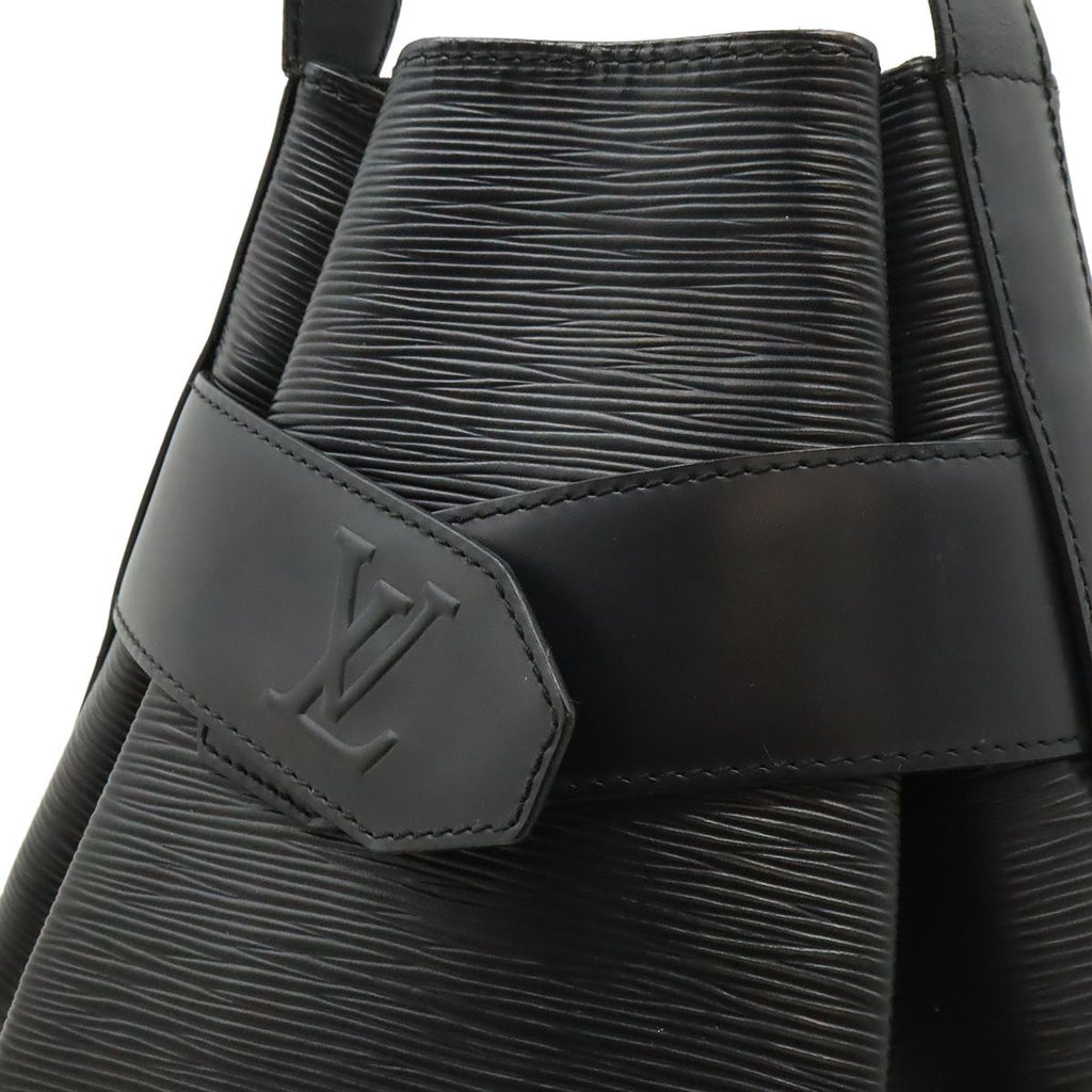 Louis Vuitton Epi Sac Depot PM Shoulder Bag Leather Noir Black — view 9